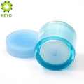 Plastic material and screen printing surface handling double wall waterproof bottle ball plastic jar 70G